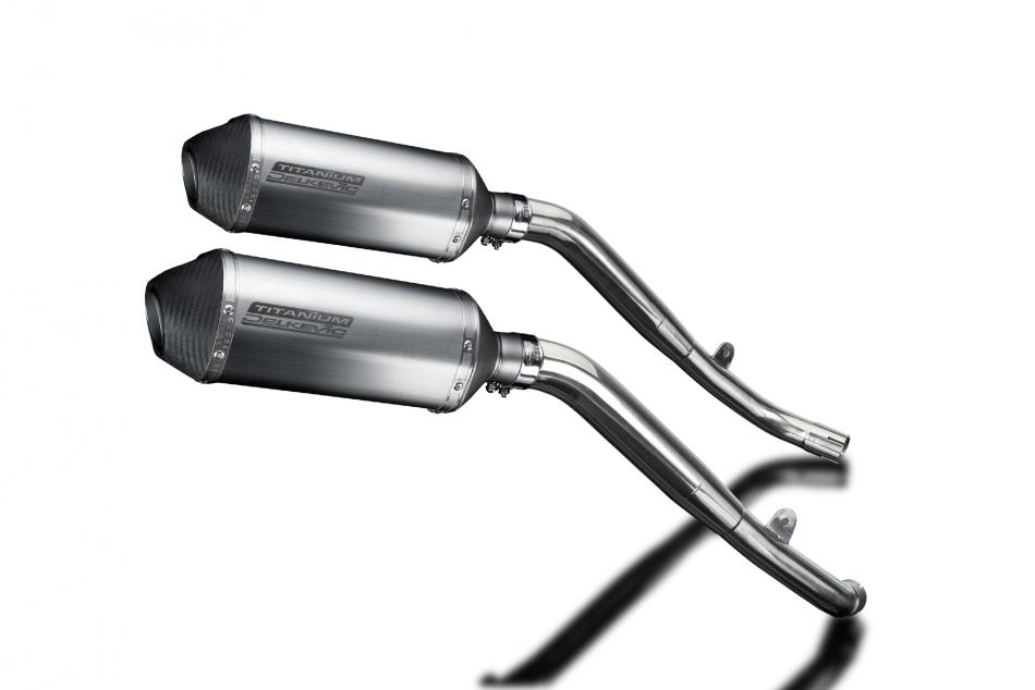 HONDA XL1000 V VARADERO 1999-14 260mm X-OVAL TITANIUM BSAU SILENCER EXHAUST KIT