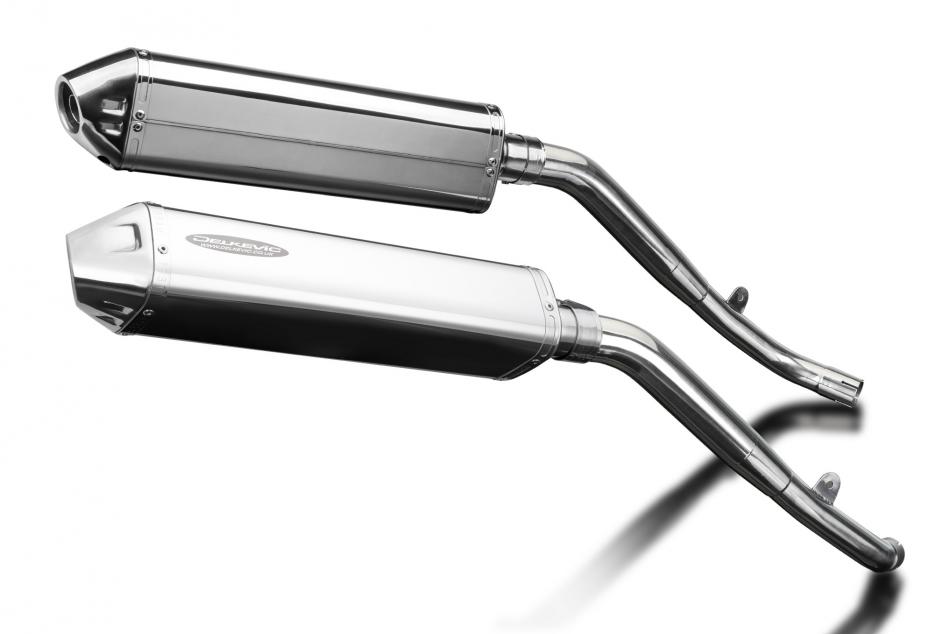 Honda XL1000 V Varadero 1999-2014 420mm Tri-Oval Stainless Exhaust Silencer Kit