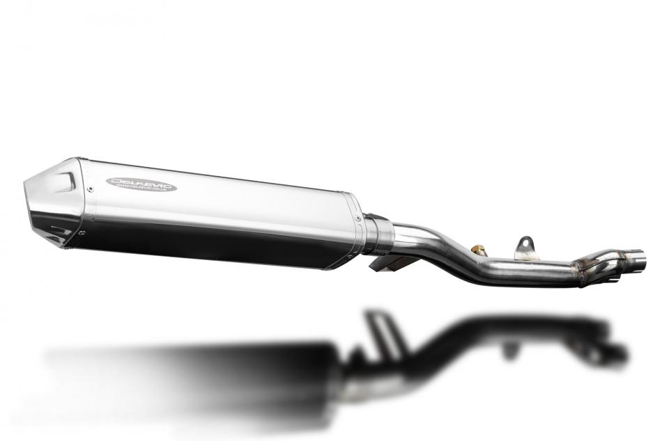 Honda NT700V Deauville 2006-2015 420mm Tri-Oval Stainless Exhaust Silencer Kit