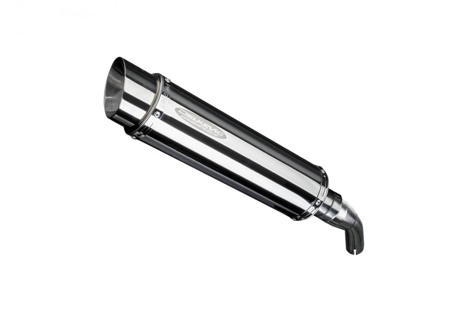 YAMAHA YZF-R3 2015-24 MT03 17-24 350mm ROUND STAINLESS BSAU SILENCER EXHAUST KIT