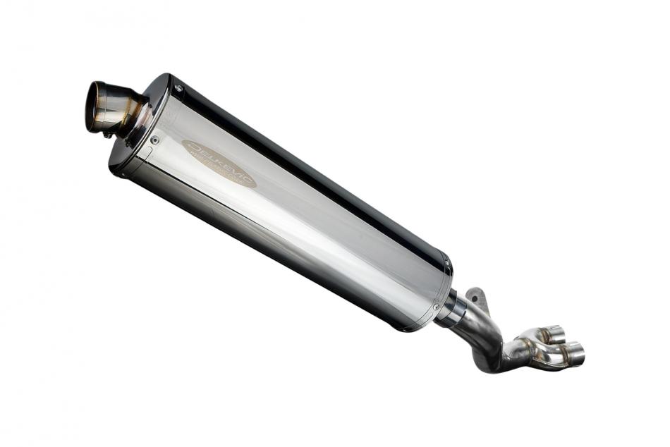 HONDA CB1000R-RA 2008-2017 DECAT 450mm OVAL STAINLESS BSAU SILENCER EXHAUST KIT