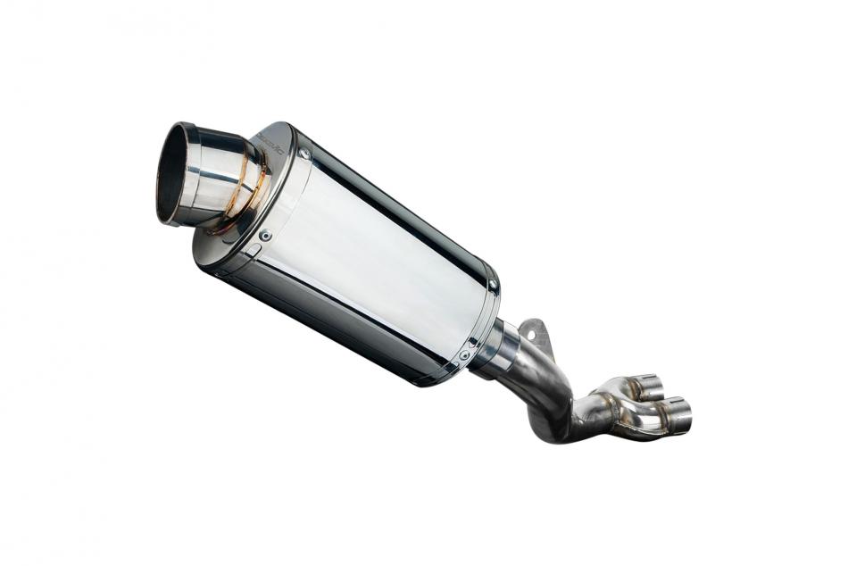 HONDA CB1000R-RA 2008-2017 DECAT 225mm OVAL STAINLESS SILENCER EXHAUST KIT