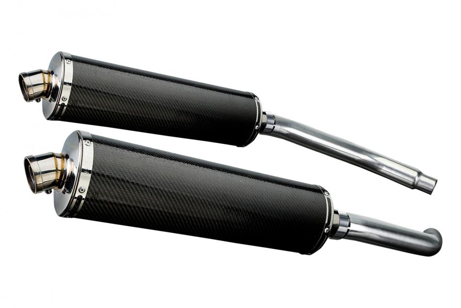 Suzuki GSX-R1100WP GSX-R1100WR 1993-1994 450mm Oval Carbon Exhaust Silencer Kit