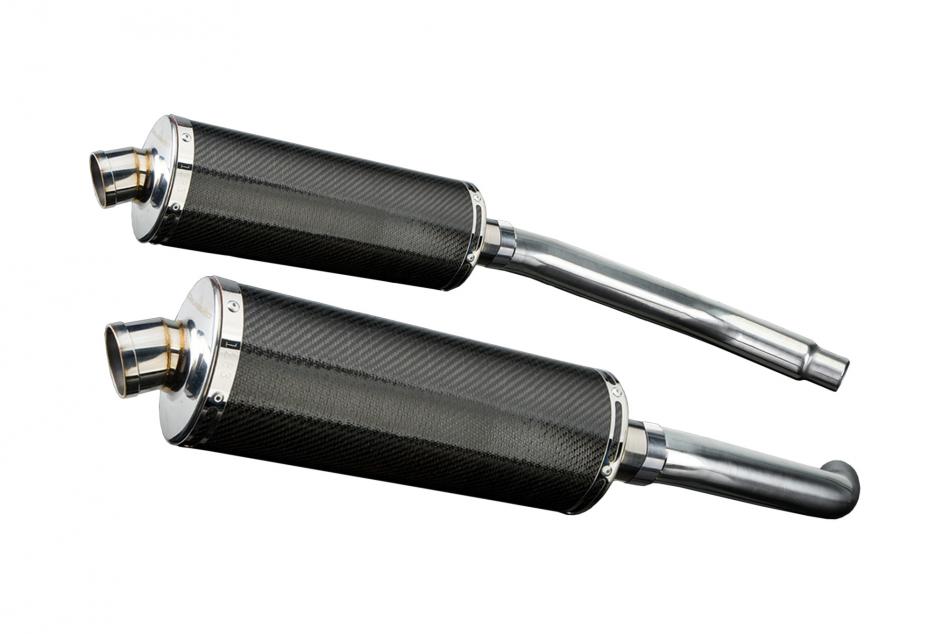 Suzuki GSX-R1100WP GSX-R1100WR 1993-1994 350mm Oval Carbon Exhaust Silencer Kit