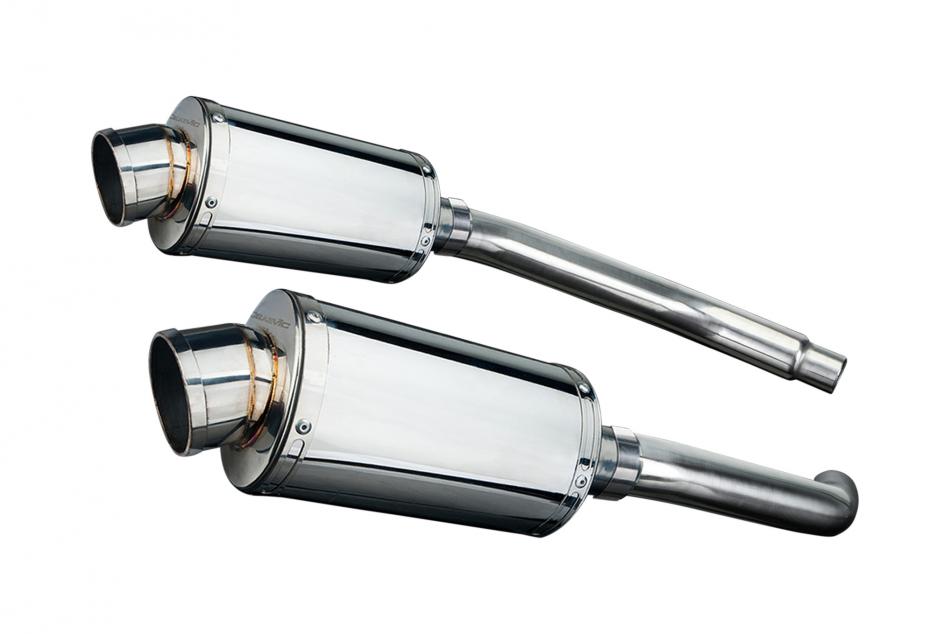 Suzuki GSX-R1100WP GSX-R1100WR 1993-94 225mm Oval Stainless Exhaust Silencer Kit