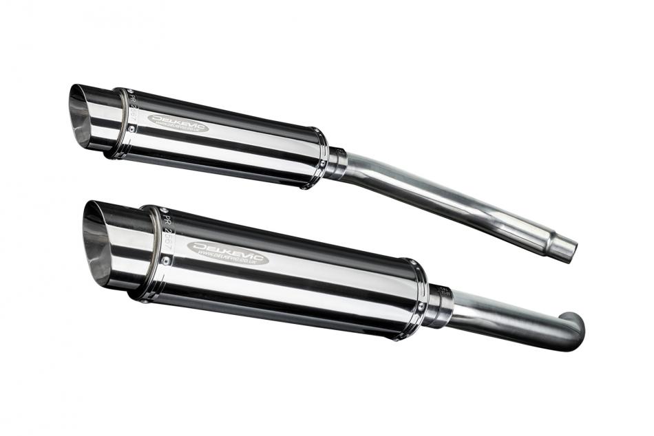 Suzuki GSX-R1100WP GSX-R1100WR 93-94 350mm Round Stainless Exhaust Silencer Kit