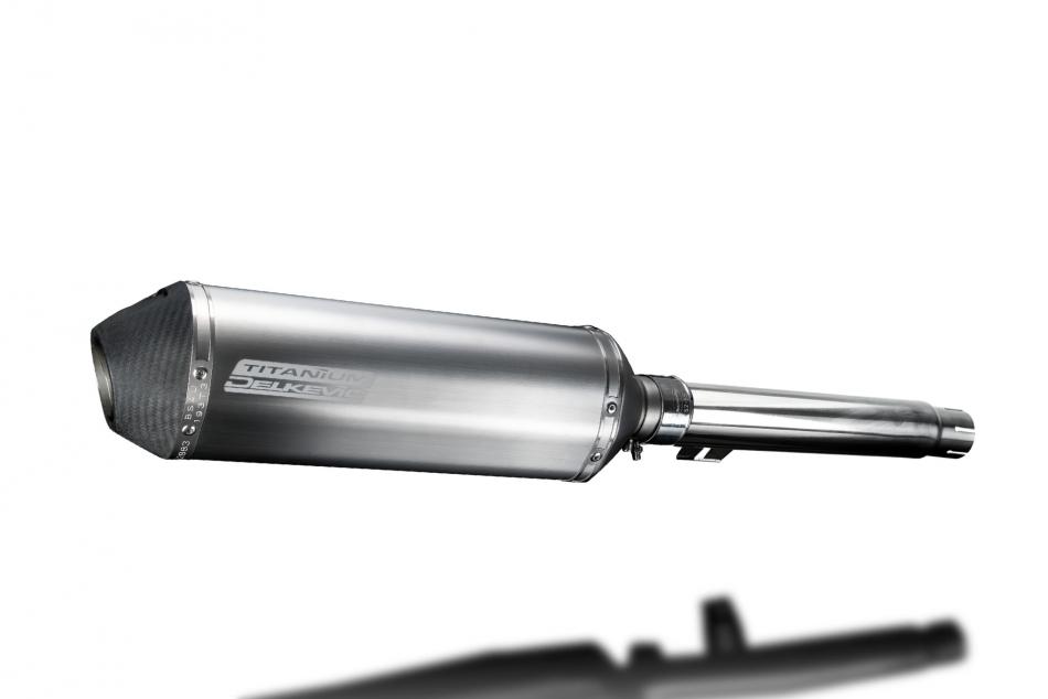 Yamaha SR500 1978-1999 343mm X-Oval Titanium Exhaust Silencer Can Kit