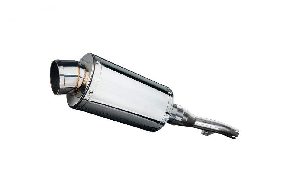 Yamaha XT250 Serow 2008-2019 225mm OVAL STAINLESS SILENCER EXHAUST KIT