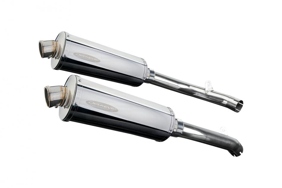 HONDA VTR1000 SP2 2002-2010 350mm OVAL STAINLESS BSAU SILENCER EXHAUST KIT