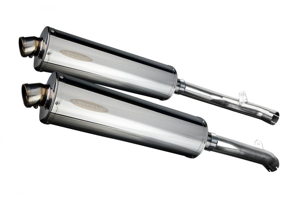 HONDA VTR1000 SP2 2002-2010 450mm OVAL STAINLESS BSAU SILENCER EXHAUST KIT