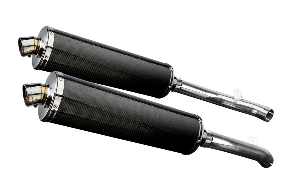 HONDA VTR1000 SP2 2002-2010 450mm OVAL CARBON BSAU SILENCER EXHAUST KIT