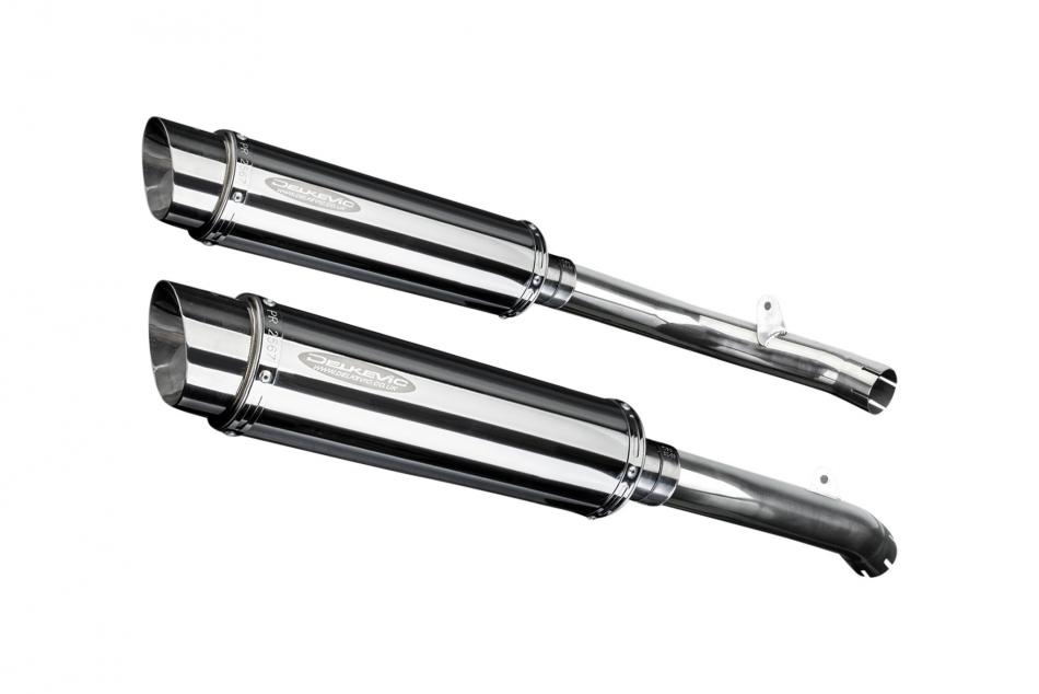 HONDA VTR1000 SP2 2002-2010 350mm ROUND STAINLESS BSAU SILENCER EXHAUST KIT