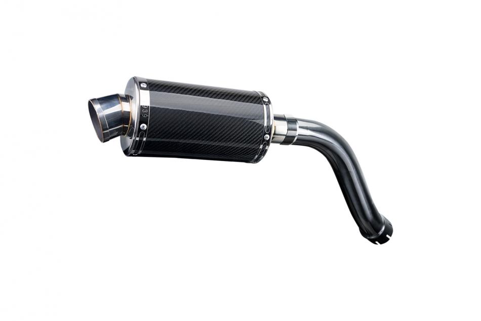 SUZUKI SV650 S 03-15 Hi-LEVEL 225mm OVAL CARBON SILENCER EXHAUST KIT