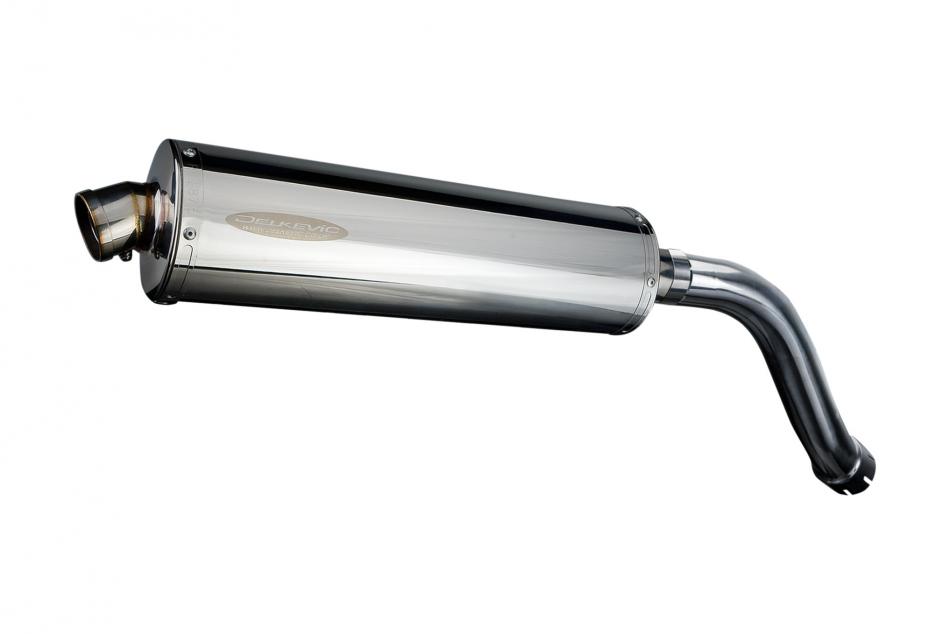SUZUKI SV650 S 03-15 Hi-LEVEL 450mm OVAL STAINLESS BSAU SILENCER EXHAUST KIT