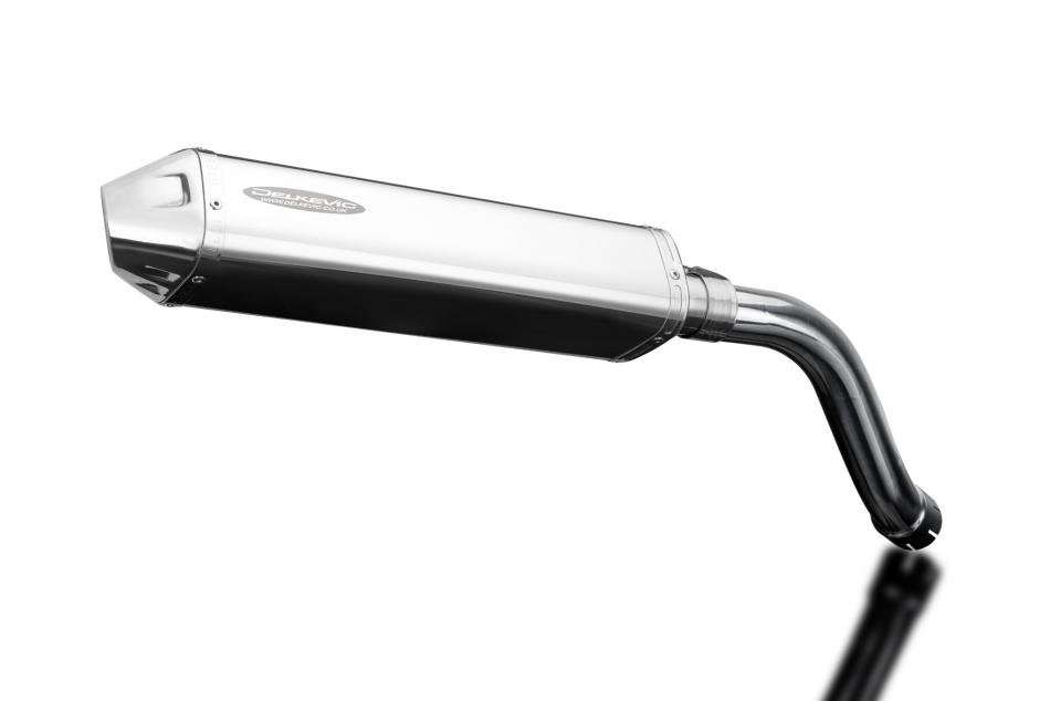 Suzuki SV650 S 2003-2015 420mm Tri-Oval Stainless Exhaust Silencer Can Kit