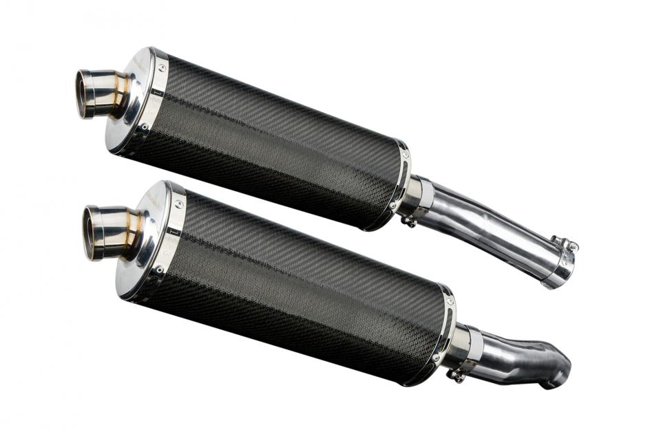 KAWASAKI Z1000 2010-2020 350mm OVAL CARBON BSAU SILENCER EXHAUST KIT
