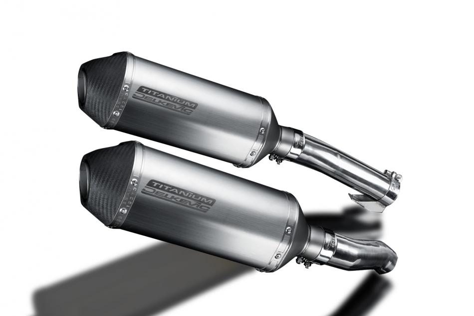 KAWASAKI Z1000 2010-2020 260mm X-OVAL TITANIUM BSAU SILENCER EXHAUST KIT