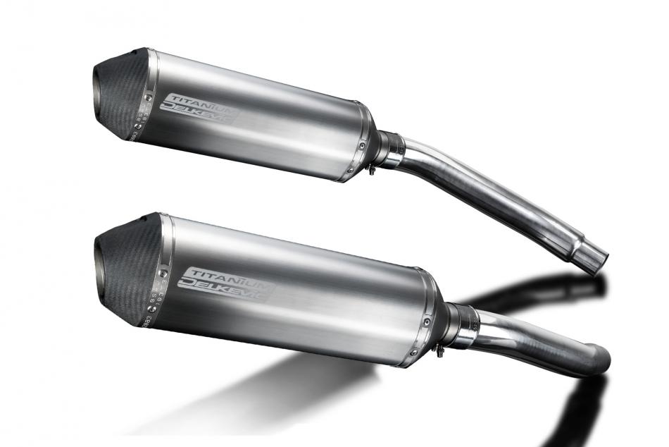 Suzuki GSXR1100 K-L-M-N 1989-1993 343mm X-Oval Titanium Exhaust Silencer Can Kit