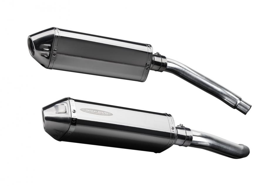 SUZUKI GSXR1100 K-L-M-N 1989-93 320mm TRI STAINLESS BSAU SILENCER EXHAUST KIT
