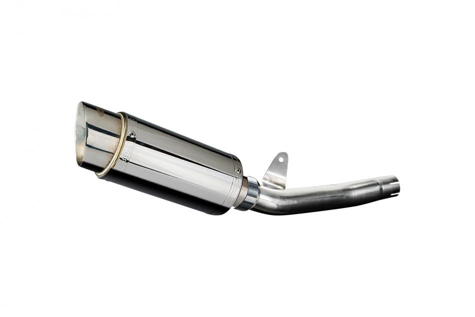 HONDA CBF250 2004-2012 200mm ROUND STAINLESS SILENCER EXHAUST KIT