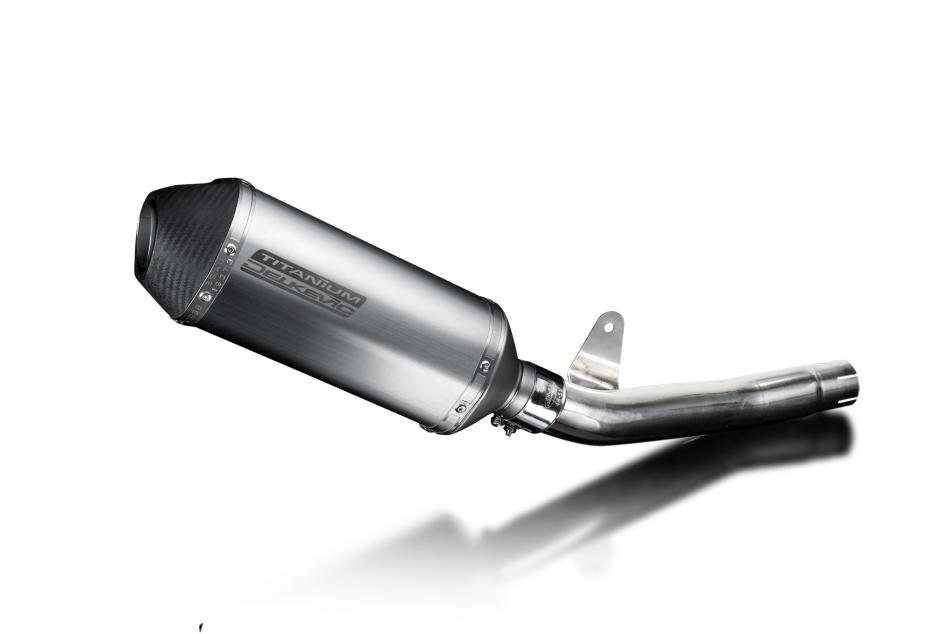 Honda CBF250 2004-2012 260mm X-Oval Titanium Exhaust Silencer Can Kit