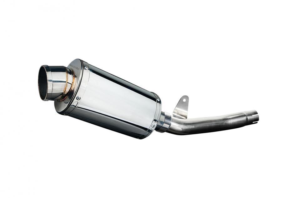 HONDA CBF250 2004-2012 225mm OVAL STAINLESS SILENCER EXHAUST KIT