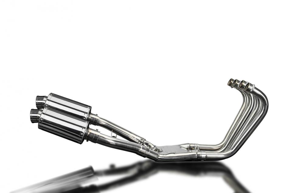 Yamaha FJ1200 1TX 1986-1987 Full Exhaust 4-2 225mm Oval Stainless Silencers