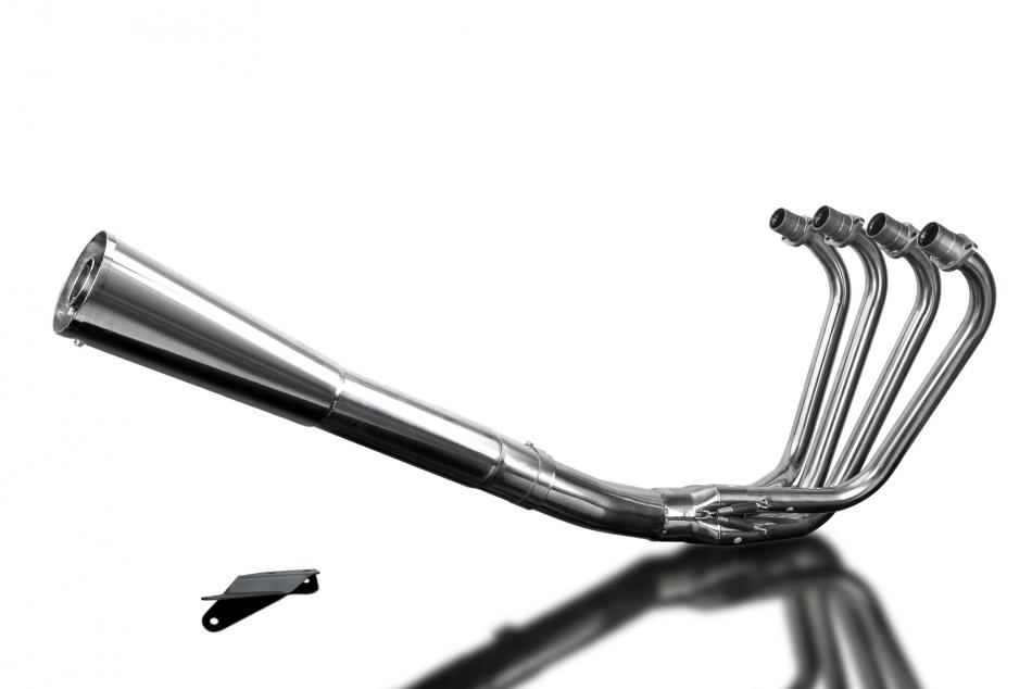 KAWASAKI GT750-KZ 1982-88 FULL 4-1 STAINLESS EXHAUST CLASSIC MEGAPHONE SILENCER