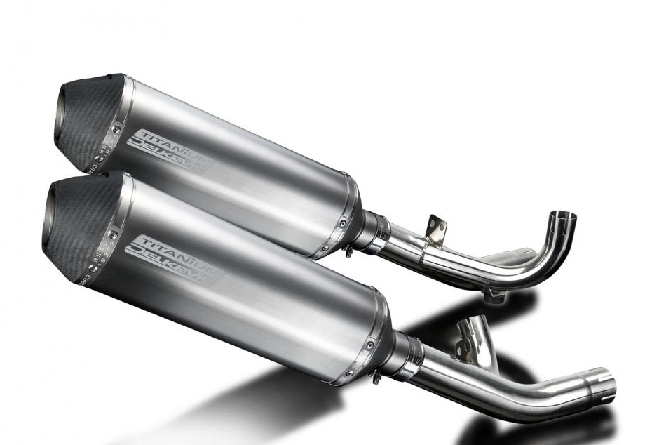 Yamaha V-Max 1700 2009-2016 343mm X-Oval Titanium Exhaust Silencer Can Kit