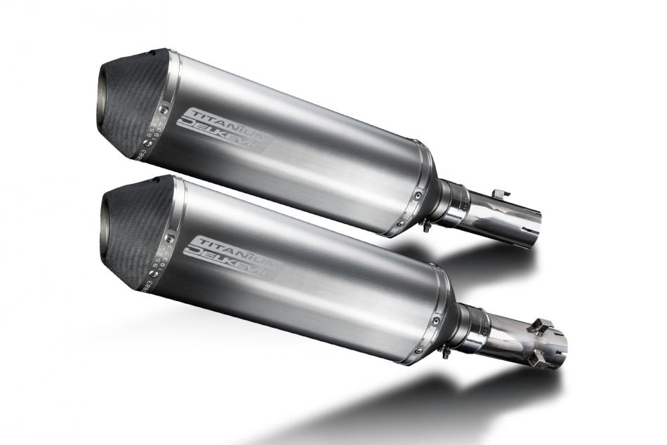 Honda CB1300DC X-4 1997-2003 343mm X-Oval Titanium Exhaust Silencer Can Kit