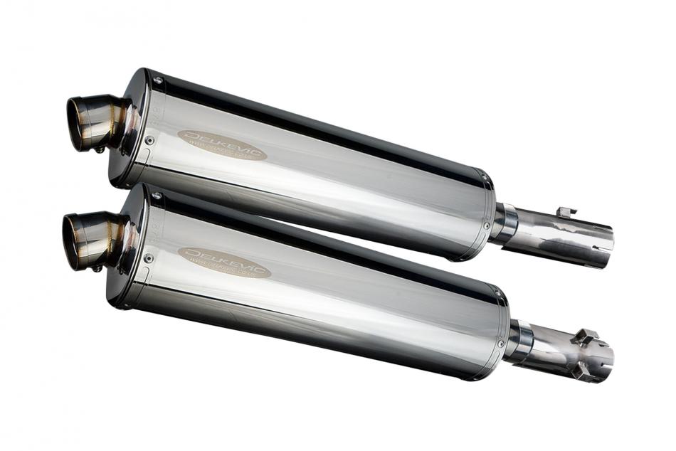 HONDA CB1300DC X-4 1997-2003 450mm OVAL STAINLESS BSAU SILENCER EXHAUST KIT