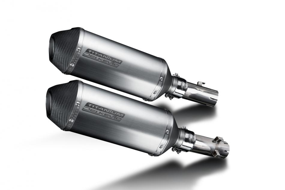 Honda CB1300DC X-4 1997-2003 260mm X-Oval Titanium Exhaust Silencer Can Kit