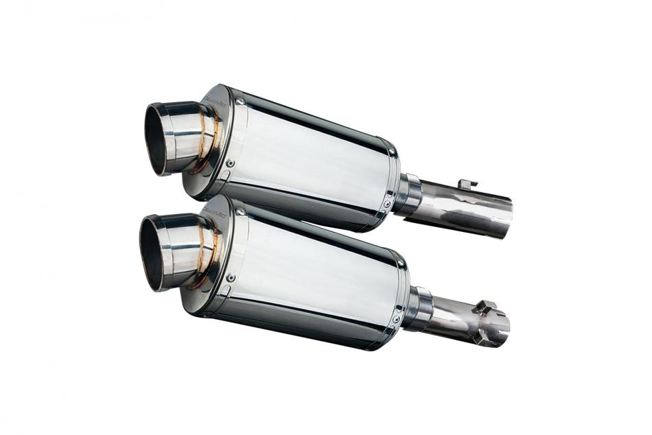 HONDA CB1300DC X-4 1997-2003 225mm OVAL STAINLESS SILENCER EXHAUST KIT