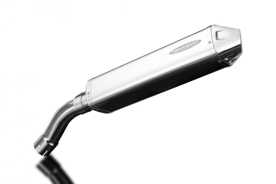 BMW F800 R 2009-2017 420mm Tri-Oval Stainless Exhaust Silencer Can Kit