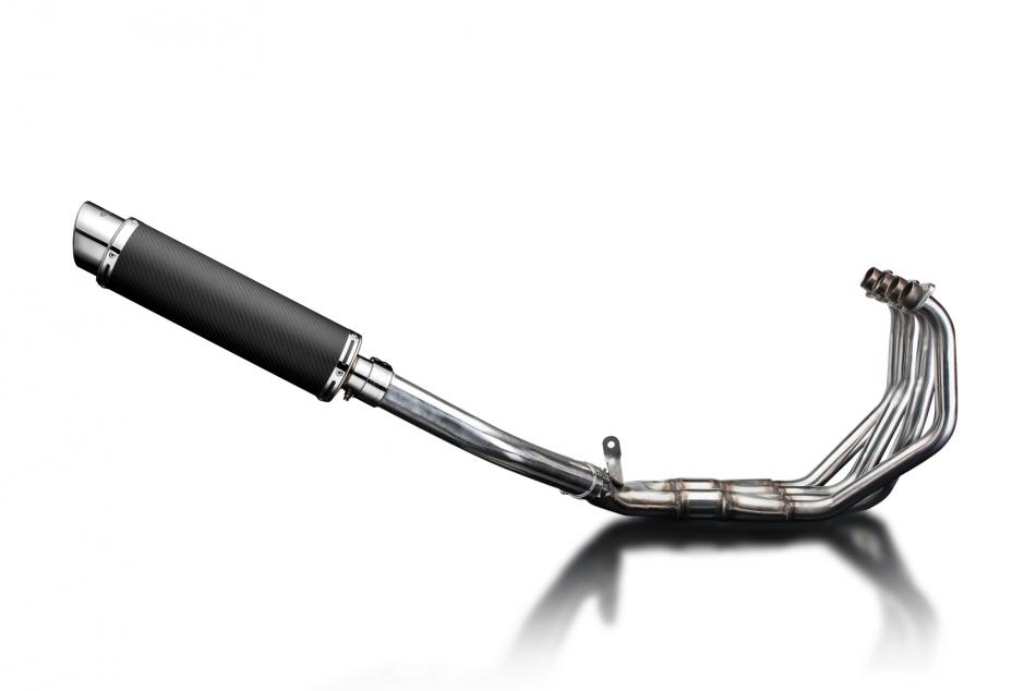 HONDA CBR900RR FIREBLADE 1992-99 EXHAUST SYSTEM 350mm CARBON ROUND SILENCER
