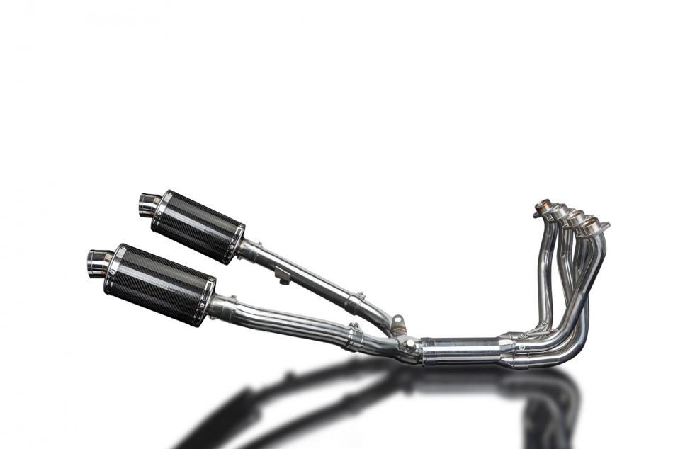 HONDA CB1100SF X11 1999-02 FULL 4-2 EXHAUST 225mm CARBON OVAL SILENCERS