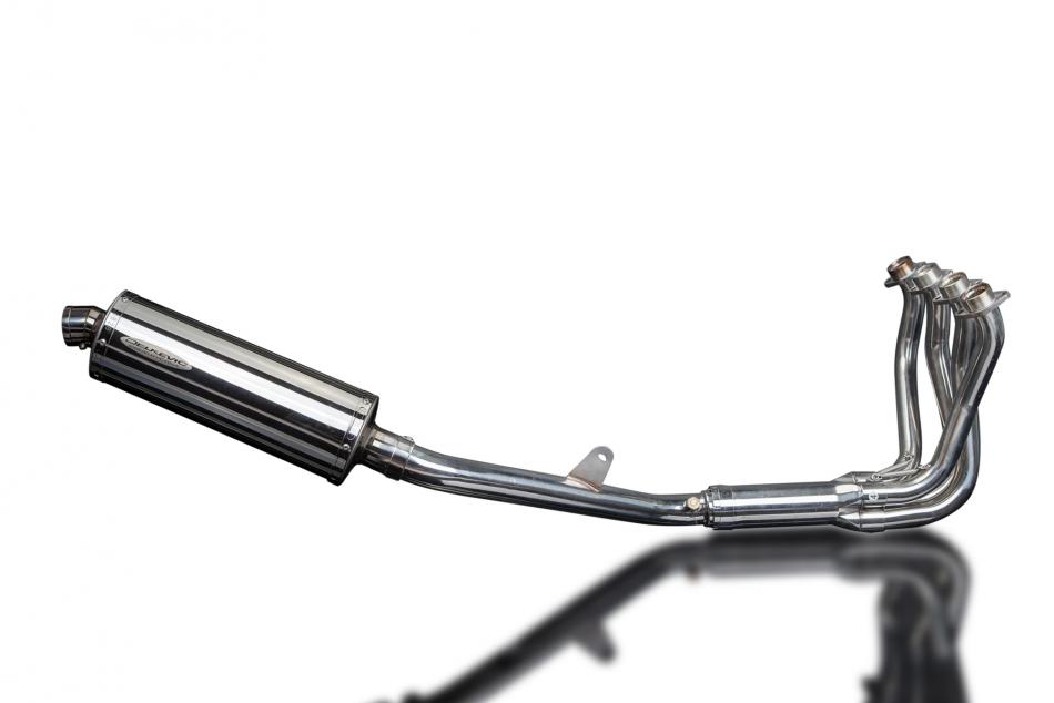 HONDA CB1100SF X11 1999-02 FULL 4-1 EXHAUST 350mm STAINLESS OVAL BSAU SILENCER