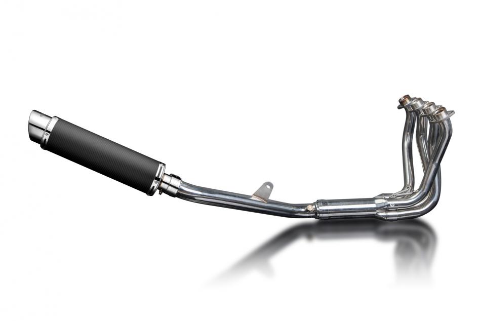 HONDA CB1100SF X11 1999-02 FULL 4-1 EXHAUST 350mm CARBON ROUND BSAU SILENCER