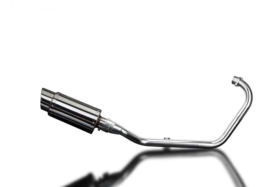 HONDA CB125F 2015-2018 FULL EXHAUST SYSTEM 200mm STAINLESS ROUND SILENCER