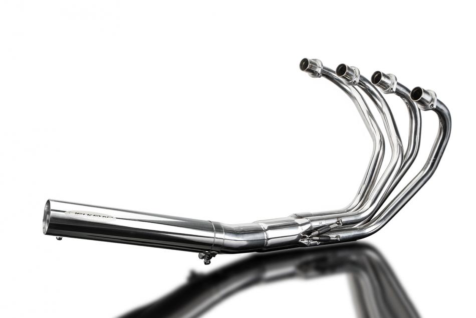 HONDA CB400F 1975-77 FULL 4-1 STAINLESS STEEL EXHAUST CLASSIC STRAIGHT SILENCER