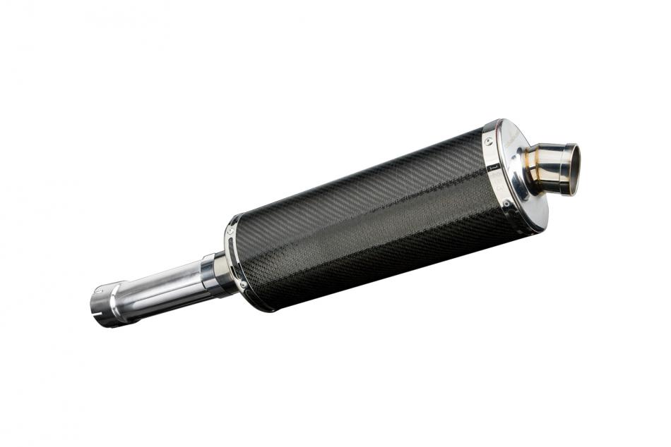 BMW F800 GS 2007-2018 350mm OVAL CARBON BSAU SILENCER EXHAUST KIT