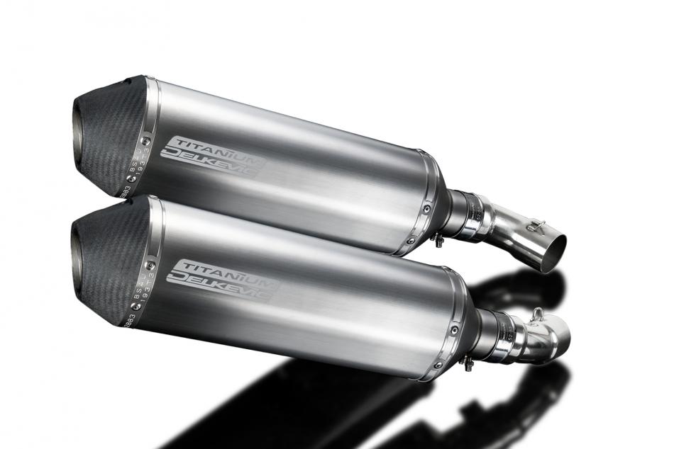 DUCATI MONSTER 696 2008-2014 343mm X-OVAL TITANIUM BSAU SILENCER EXHAUST KIT