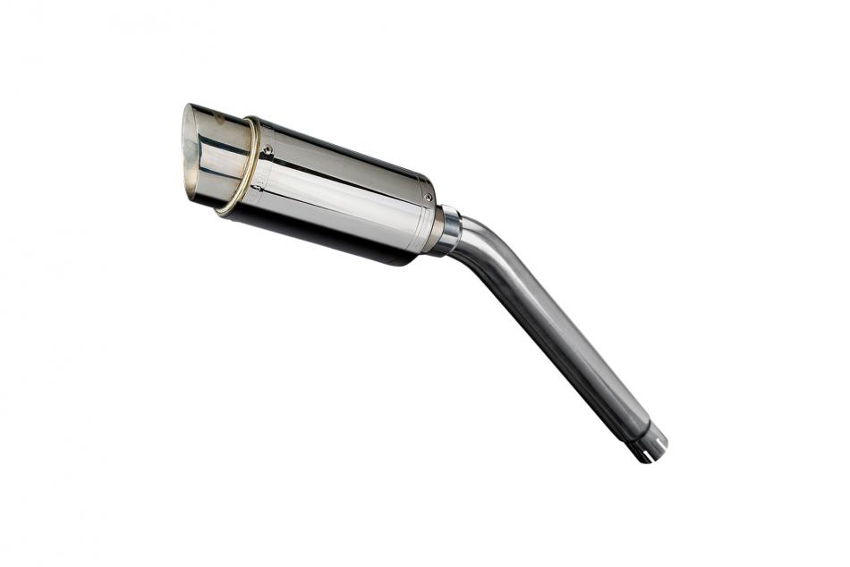 HONDA XL600V TRANSALP 1987-2000 200mm ROUND STAINLESS SILENCER EXHAUST KIT