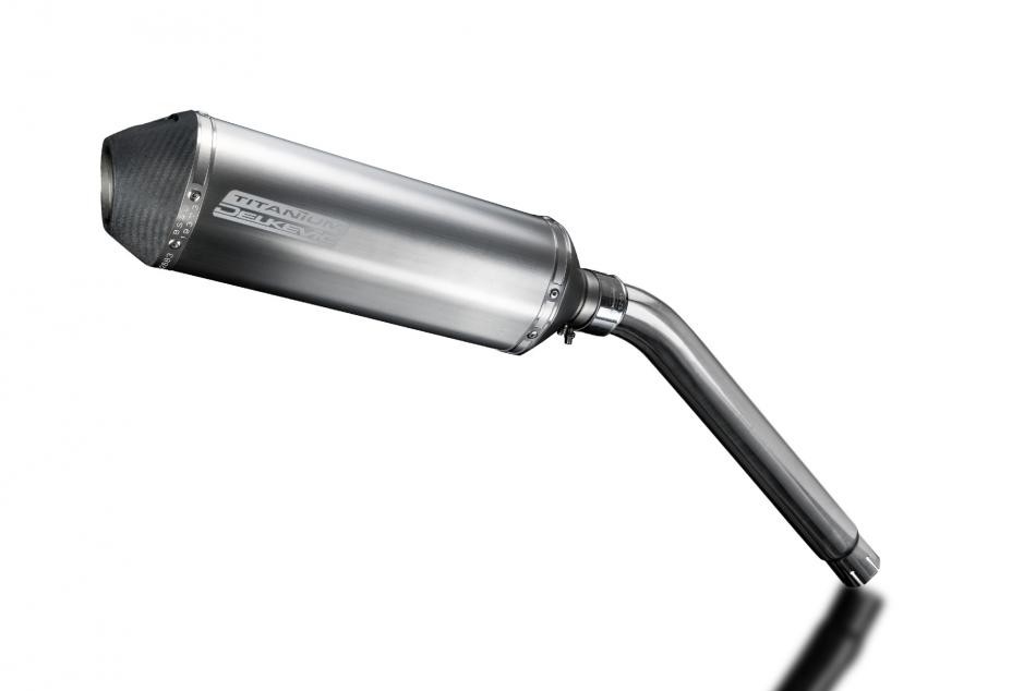 Honda XL600V Transalp 1987-2000 343mm X-Oval Titanium Exhaust Silencer Can Kit