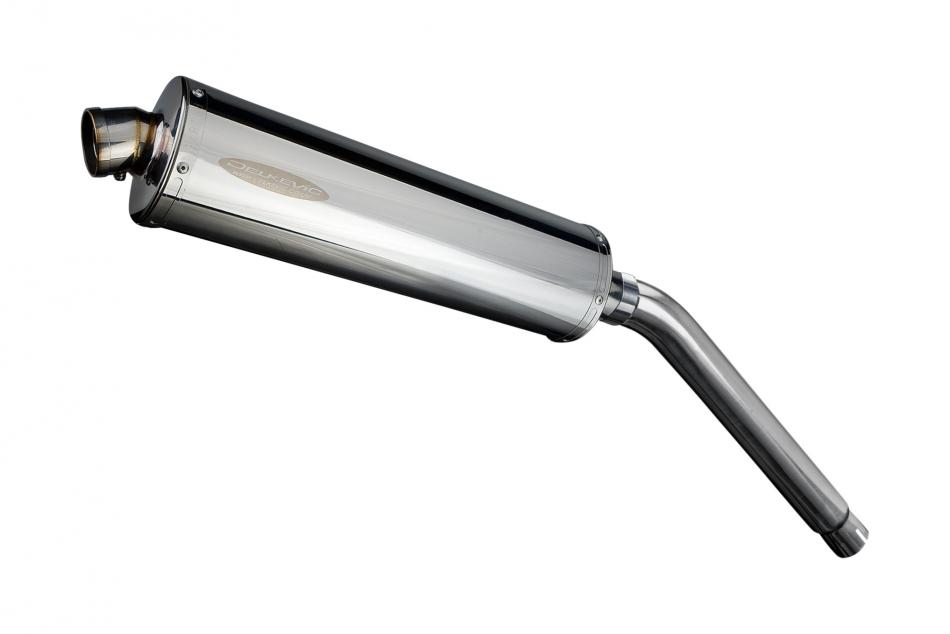 HONDA XL600V TRANSALP 1987-2000 450mm OVAL STAINLESS BSAU SILENCER EXHAUST KIT