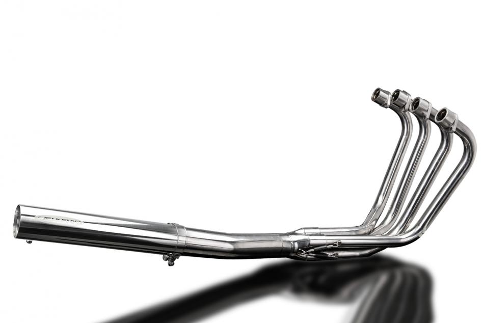 SUZUKI GS750 1977-79 FULL 4-1 STAINLESS STEEL EXHAUST CLASSIC STRAIGHT SILENCER