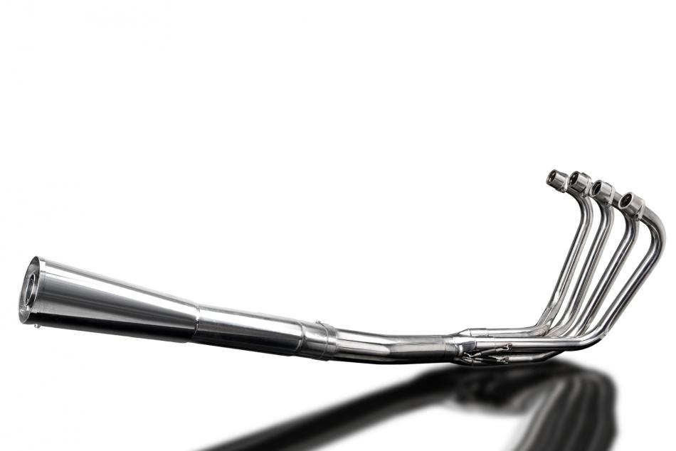 SUZUKI GS850G 79-81 FULL 4-1 STAINLESS STEEL EXHAUST CLASSIC MEGAPHONE SILENCER