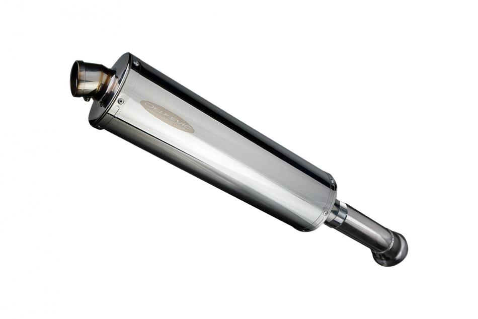 BMW K1300S 2009-2016 Delkevic 450mm Oval Stainless Exhaust Silencer Can Kit