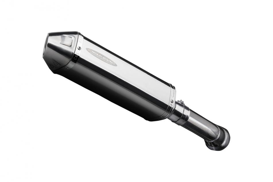 BMW K1300S 2009-2016 Delkevic 320mm Tri-Oval Stainless Exhaust Silencer Can Kit