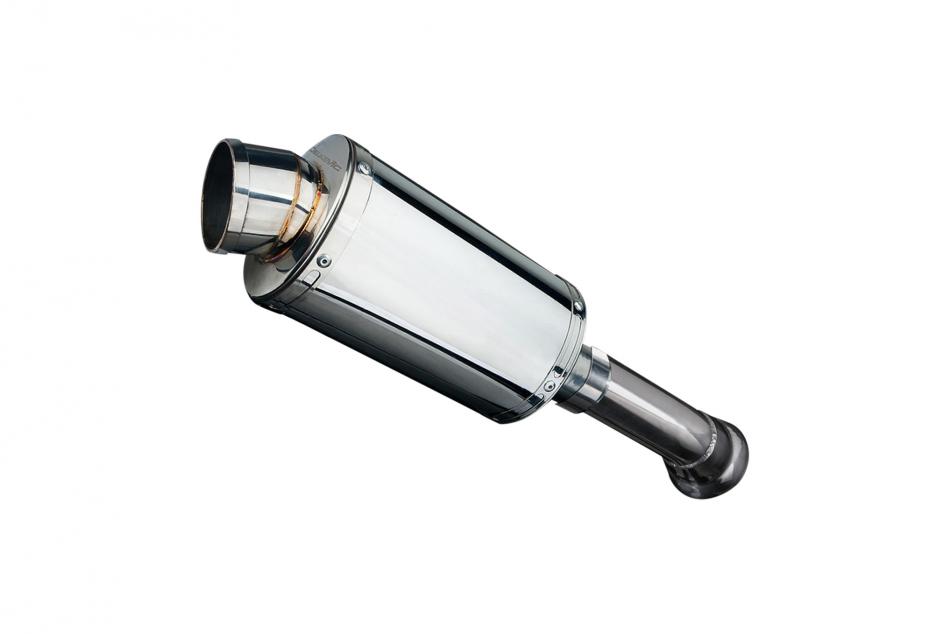 BMW K1300S 2009-2016 Delkevic 225mm Oval Stainless Exhaust Silencer Can Kit